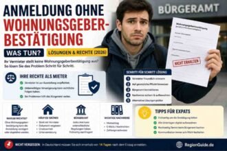 Wohnungsgeberbestätigung fehlt