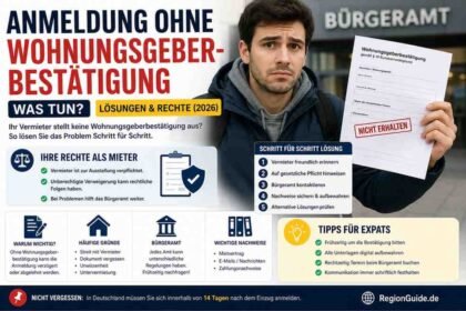 Wohnungsgeberbestätigung fehlt