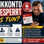 Bankkonto gesperrt: 7 wichtige Schritte, die Sie jetzt tun sollten