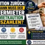Kaution zurück: Wann muss der Vermieter die Mietkaution auszahlen?