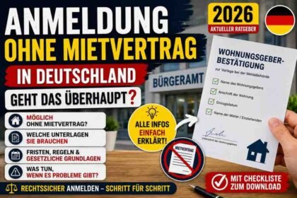 Meldeadresse in Deutschland