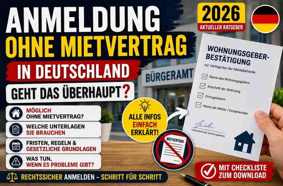 Meldeadresse in Deutschland