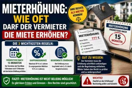 Mieterhöhung: Wie oft darf der Vermieter die Miete erhöhen?