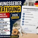 Wohnungsgeberbestätigung 2026: Vorlage, Anmeldung & Frist