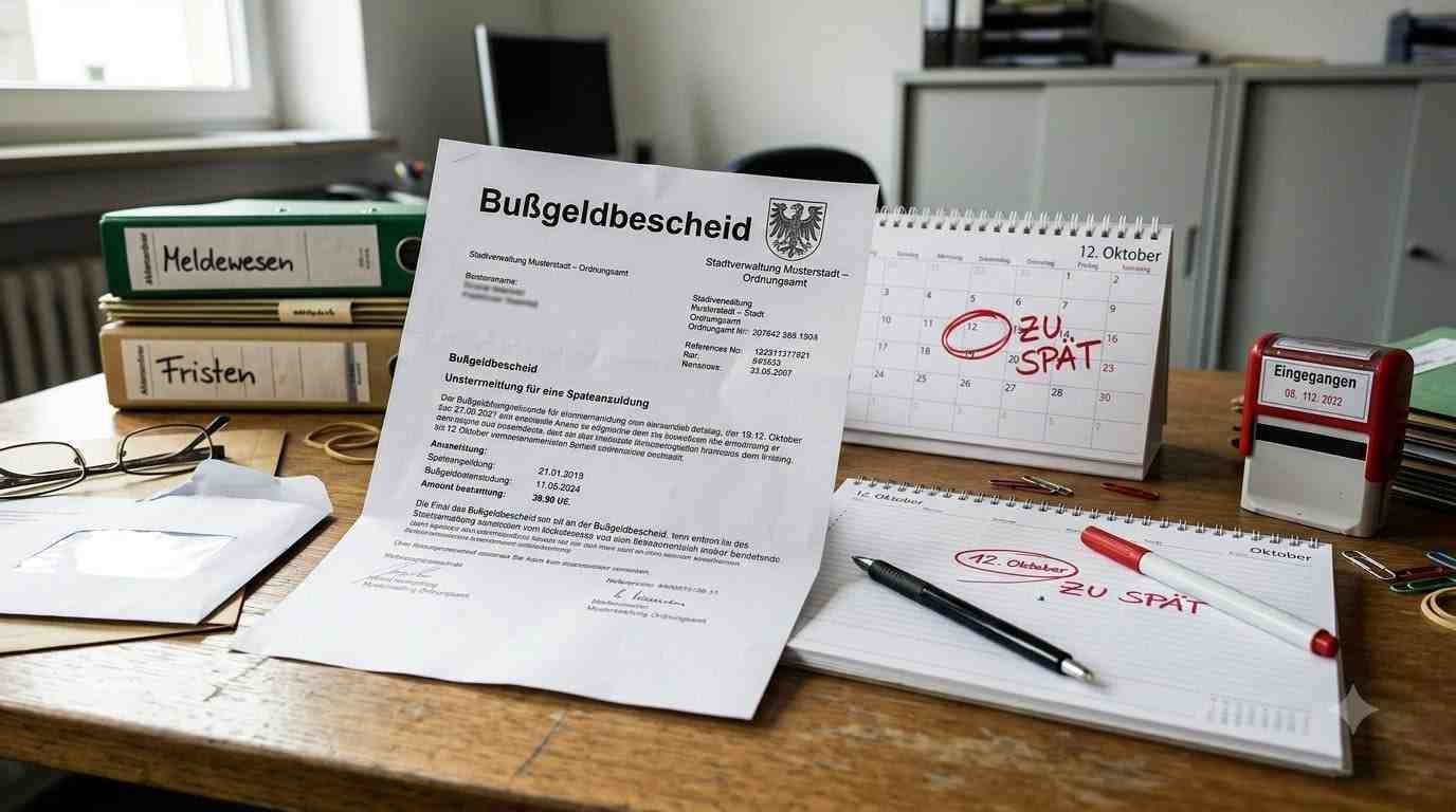 Zu spät umgemeldet: Welche Strafe droht 2026?